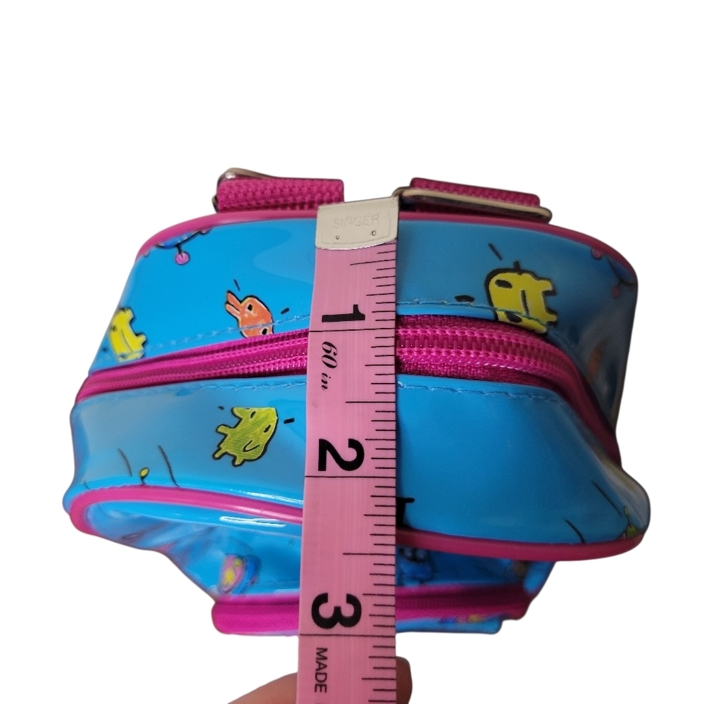 Vintage 90s Tamagotchi Pink Blue Mini Backpack - Picture 12 of 12